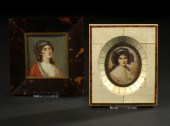 Oval Portrait Miniature of "Ro