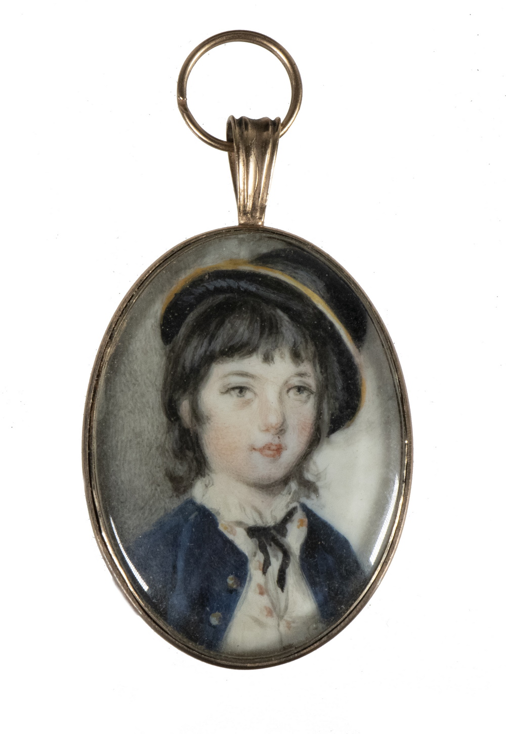 OVAL PORTRAIT MINIATURE OF YOUNG