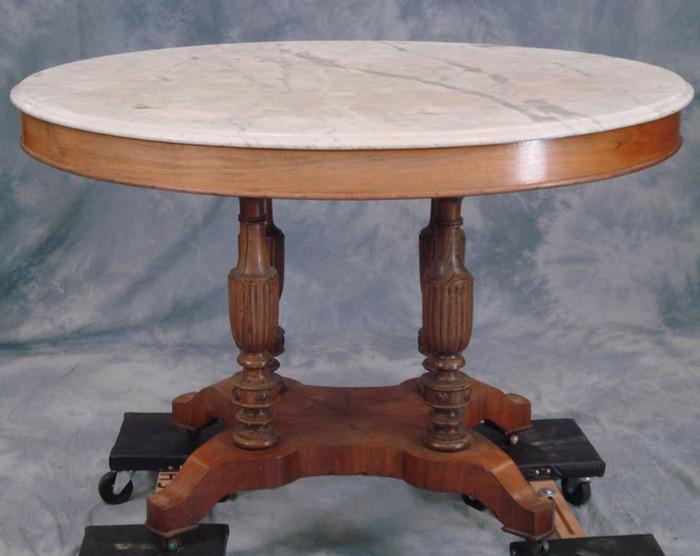 Oval rosewood veneered Victorian
