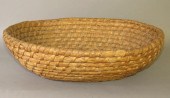OVAL RYE STRAW BASKET ATTRIBUT