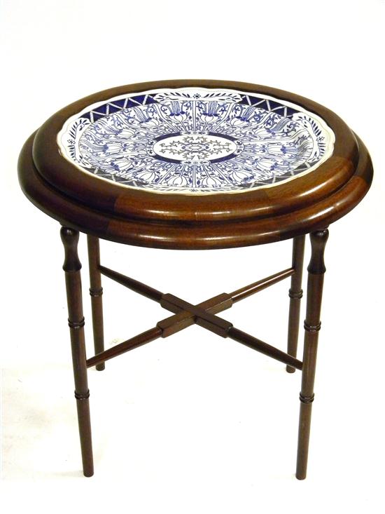 Oval stand  platter on custom