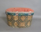 OVAL WALLPAPER LIDDED SEWING B