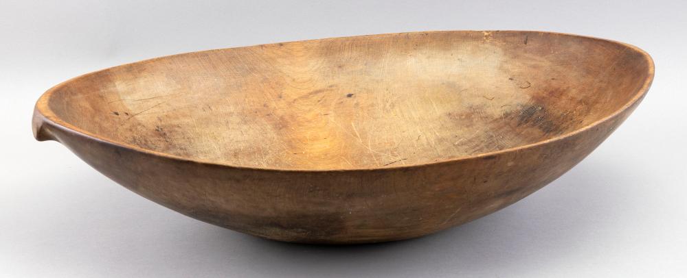 OVAL WOODEN TRENCHER 19TH CENTURY