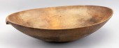 OVAL WOODEN TRENCHER 19TH CENT