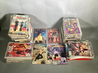 Over 200 vintage and modern comics,