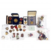OVER 30 VARIOUS MILITARY MEDAL
