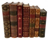 OVER 70 LEATHERBOUND BOOKS, WO