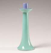 Overbeck art pottery candlesti