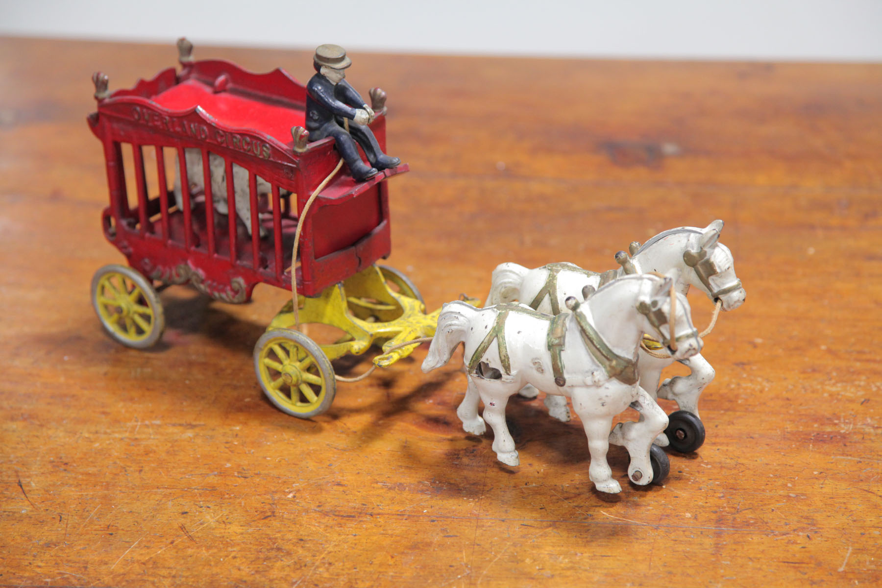 OVERLAND CAST IRON CIRCUS TOY. 