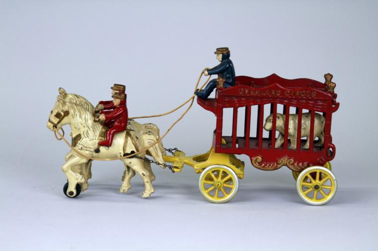 OVERLAND CIRCUS BEAR CAGE WAGON