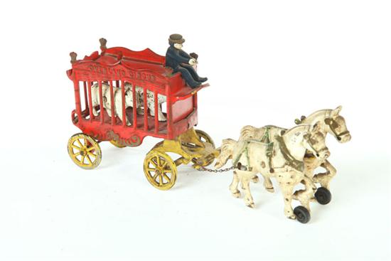 OVERLAND CIRCUS BEAR WAGON BY