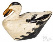 OVERSIZED CARVED AND PAINTED E