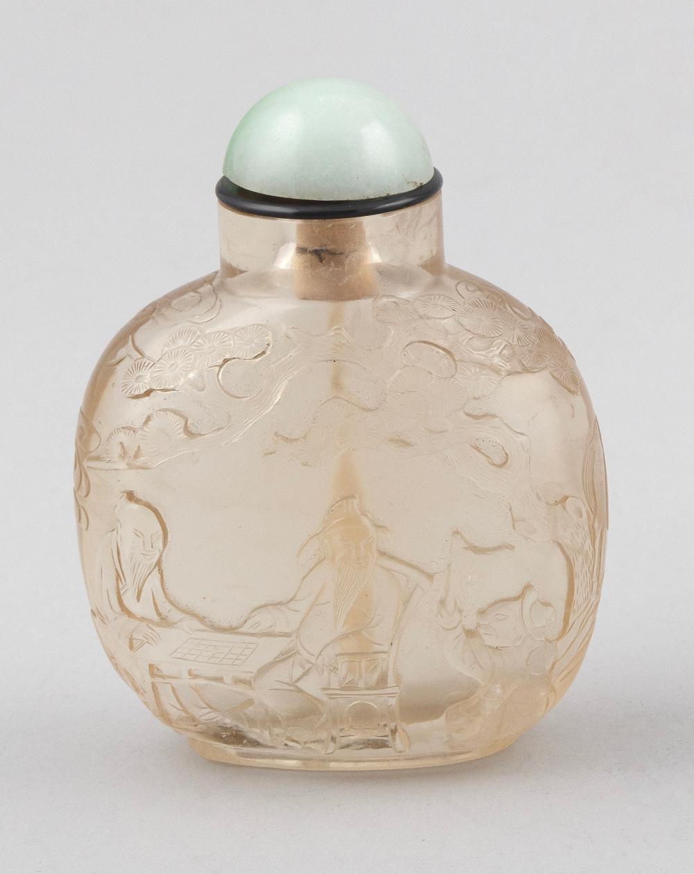 OVERSIZED CHINESE CRYSTAL SNUFF