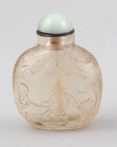 OVERSIZED CHINESE CRYSTAL SNUF