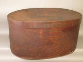 OVERSIZED GRAIN PAINTED OVAL L