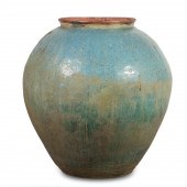 OVERSIZED GREEN GLAZED TERRACO