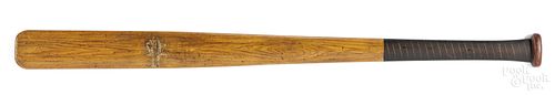 OVERSIZED PAINTED WALNUT BASEBALL