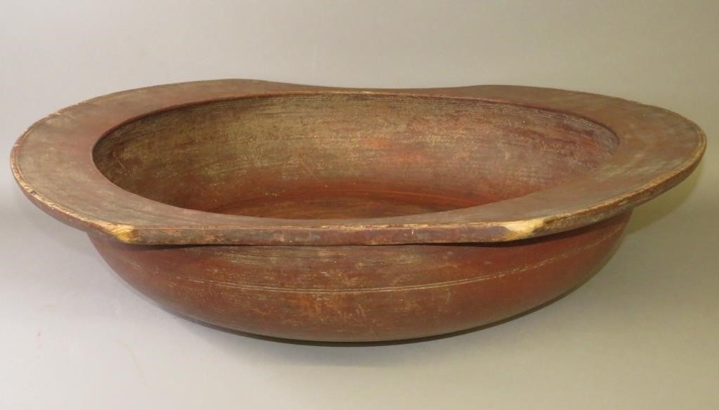OVERSIZED WOODEN FOOT WASH BASIN