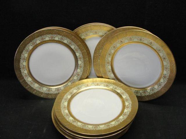 OVINGTON. 12 Dinner Plates. Nice
