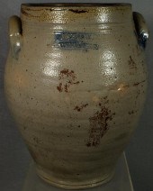 Ovoid stoneware jar, Stamped "