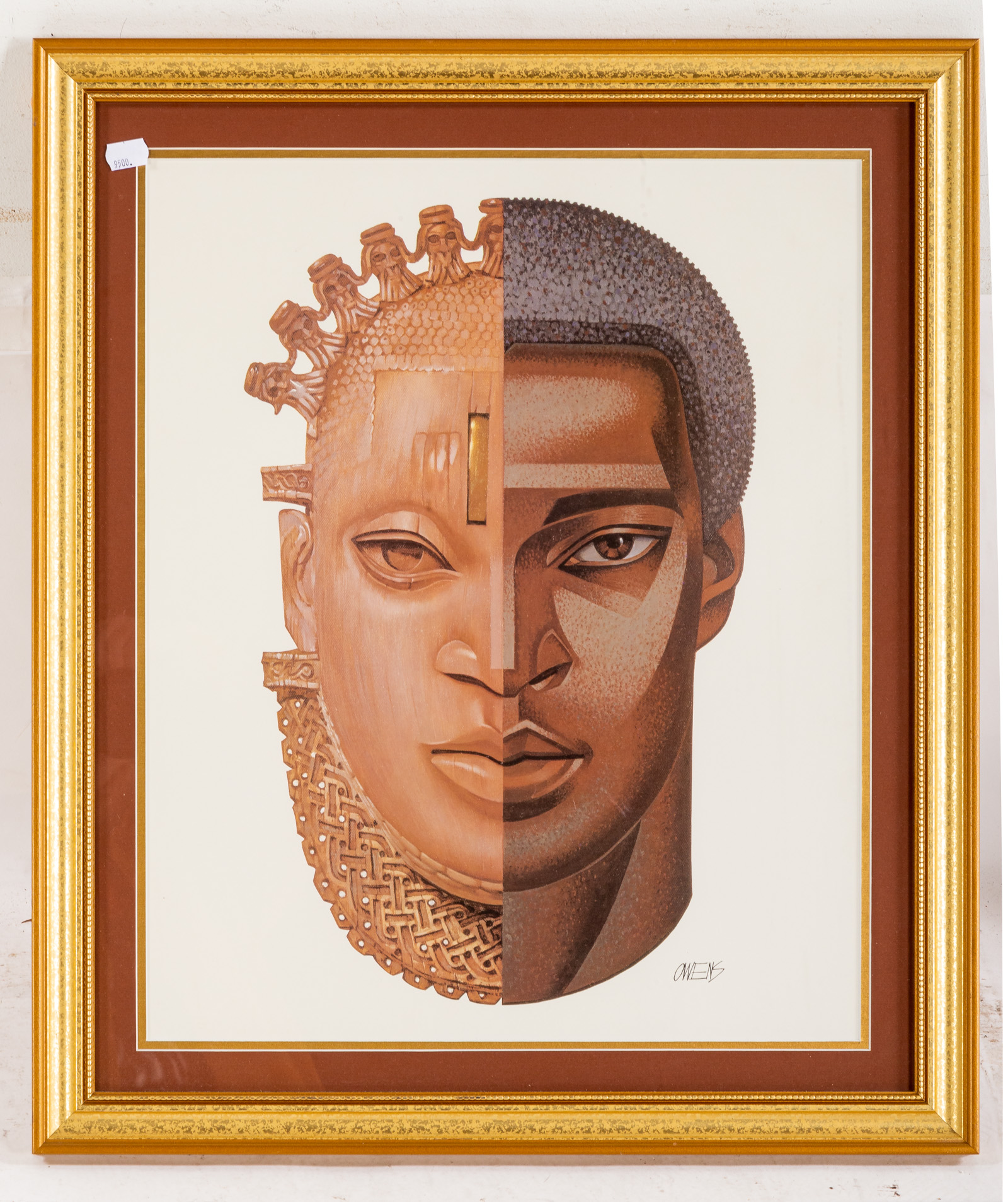 OWENS. "IDENTITY," LITHOGRAPH