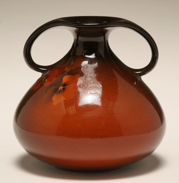 Owens Utopian two handled vase;