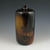 Owens Utopian vase with chicks