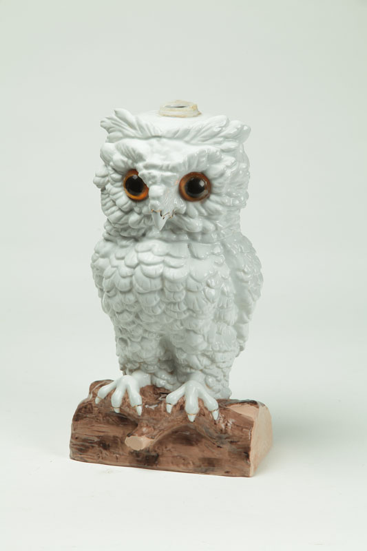 OWL OIL LAMP.  Germany  late