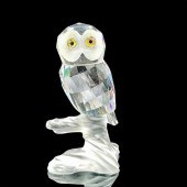 OWL ON BRANCH - SWAROVSKI CRYS