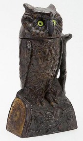 OWL TOY BANKOwl Toy Bank. Conn