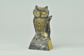 OWL TURNS HEAD MECHANICAL BANK