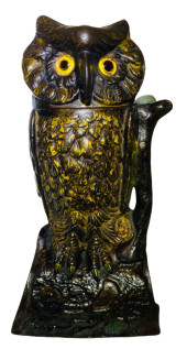 OWL TURNS HEAD MECHANICAL BANK
