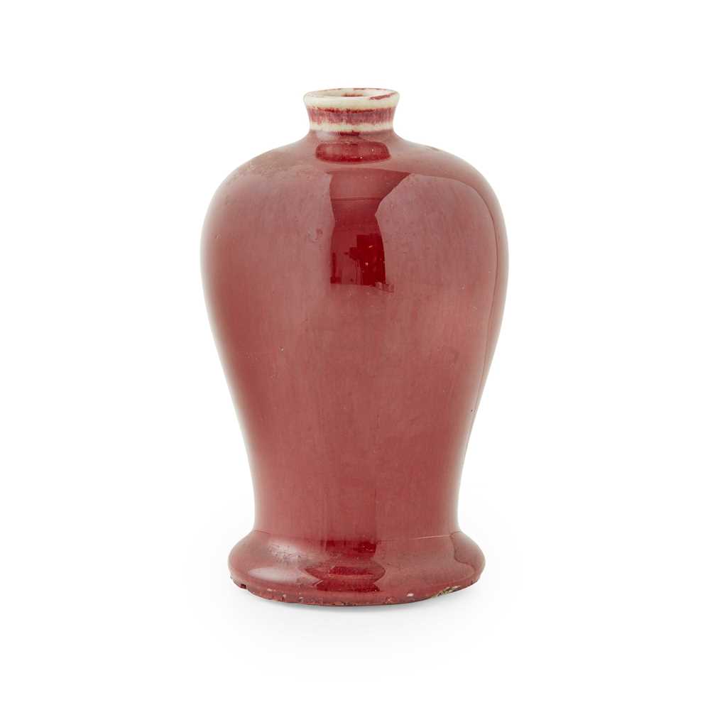 OX-BLOOD-GLAZED LANGYAO MEIPING