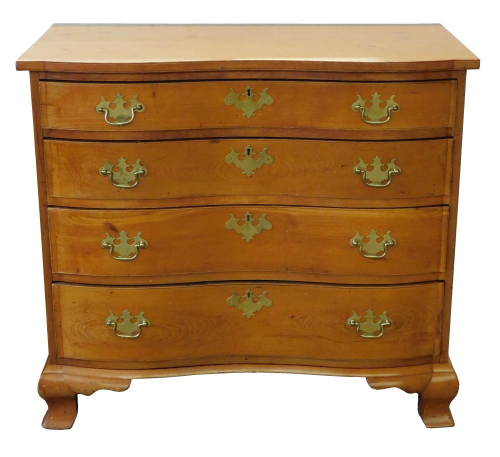 OXBOW FOUR DRAWER CHEST, C. 1780,