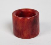 OXEN BLOOD SNUFF BOTTLE JADE A