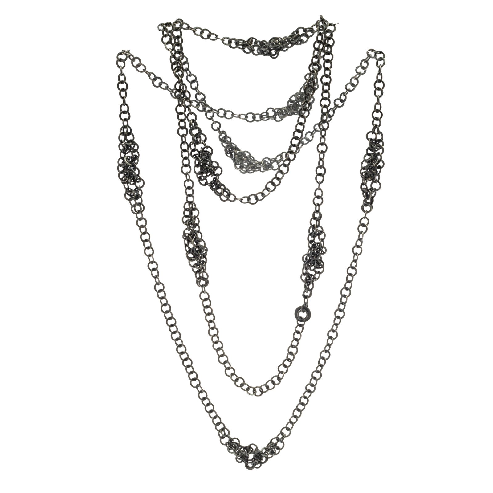 OXIDIZED STERLING SILVER