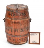 OYSTER BARREL FROM THE "JEREMI