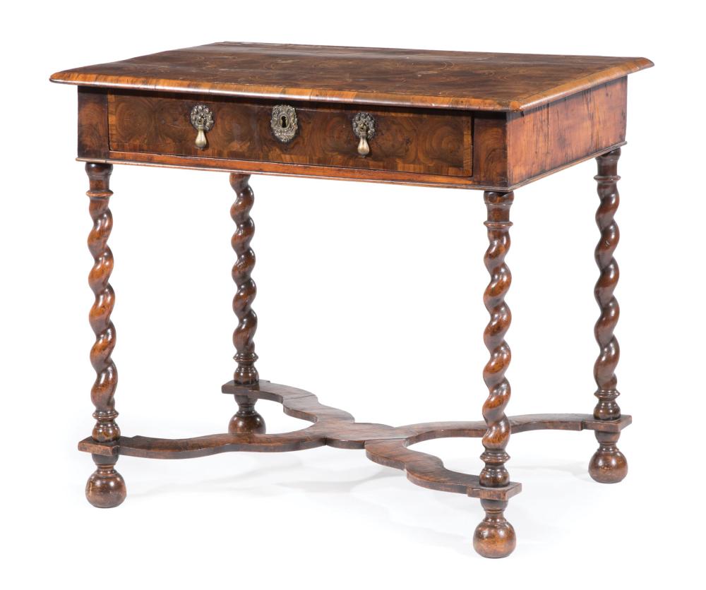 OYSTER-VENEERED WALNUT SIDE