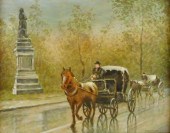 P. ALGOZZINI, (20TH C.) OIL ON