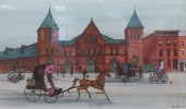 P. BUCKLEY MOSS, THE MARKET, C
