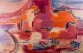 P. GRUNBLATT ABSTRACT OIL ON C
