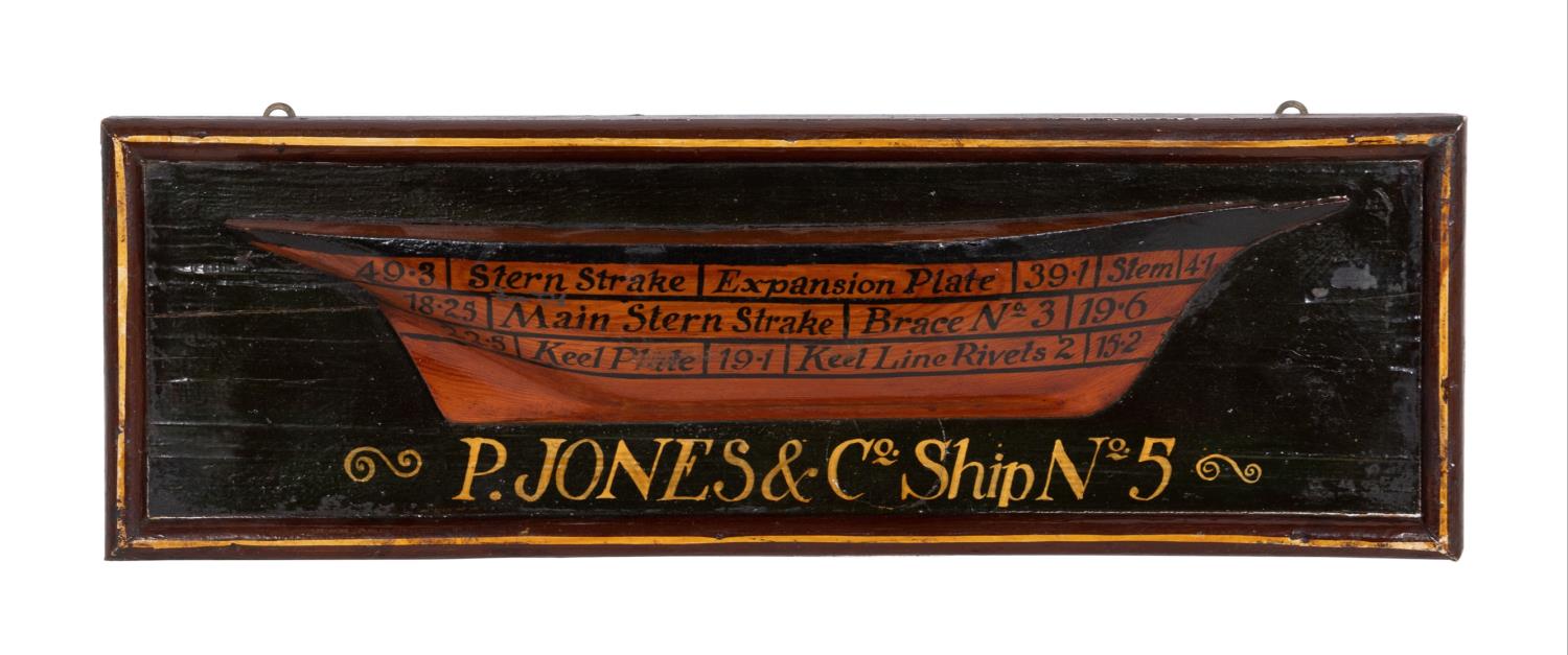 "P. JONES & CO. SHIP NO. 5"