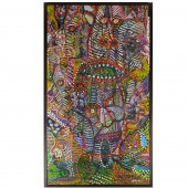 P. MARE, LARGE ABSTRACT PAINTI