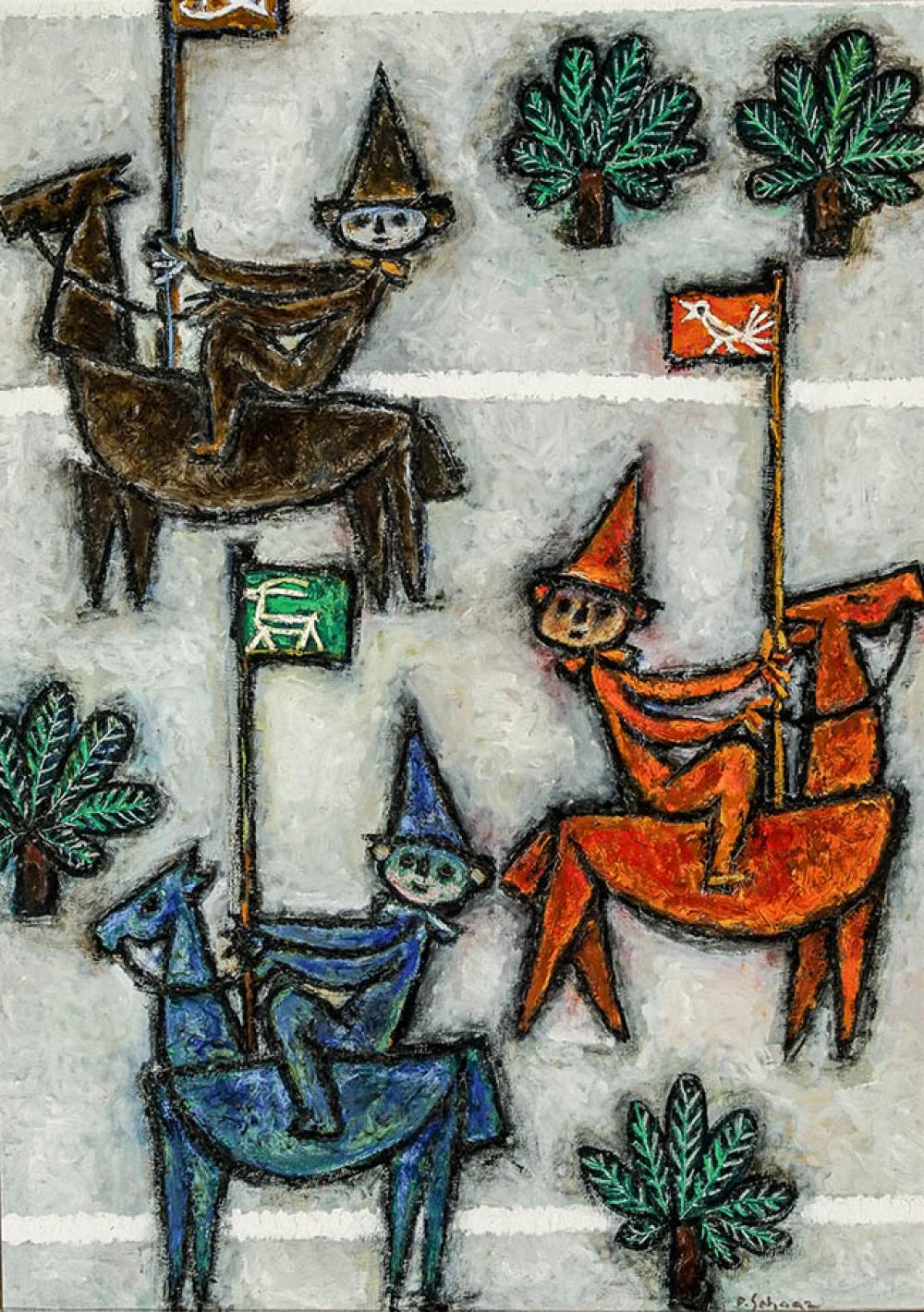 P. SCHAAR (FRENCH 20TH CENTURY),