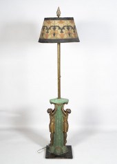P. SEGA ART DECO CAST METAL AN