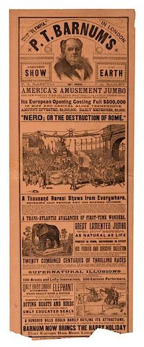 P. T. BARNUM'S GREATEST SHOW ON