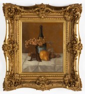 P. T. VANCE, STILL LIFE Oil on