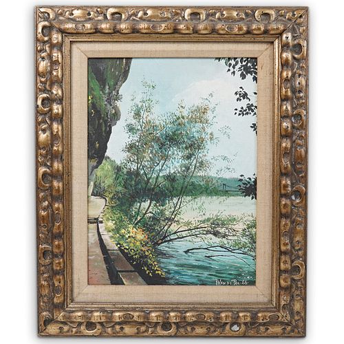 P. VAN DE POL (DUTCH) OIL ON CANVAS