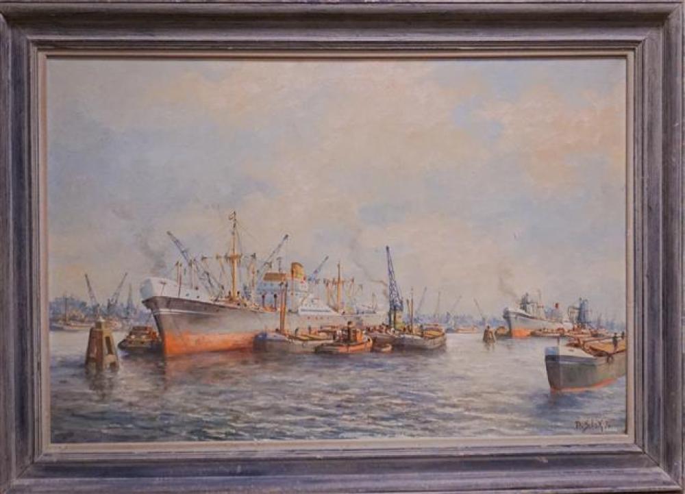 P. VAN SCHAIK JR, DOCKYARD, OIL