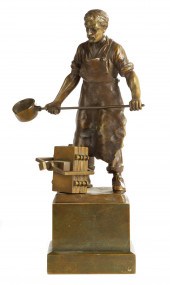 P. VILLETTE BRONZE SCULPTURE E